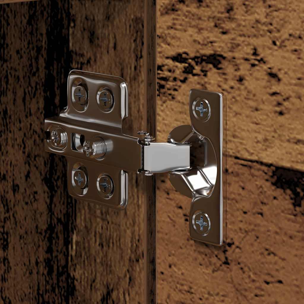 TV-Schrankset Wandmontiert 8 pcs Altholz Holzwerkstoff