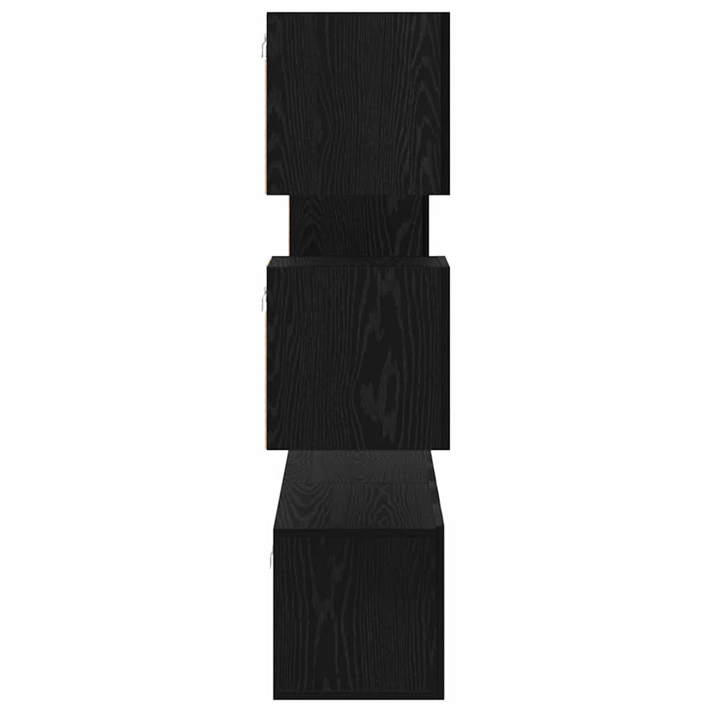 TV-Schrankset 5 pcs Schwarz Eichen-Optik Holzwerkstoff