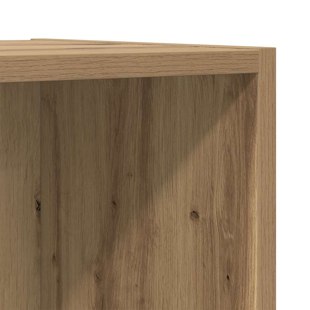 TV-Schrankset Wandmontiert 2 pcs Artisan-Eiche Holzwerkstoff