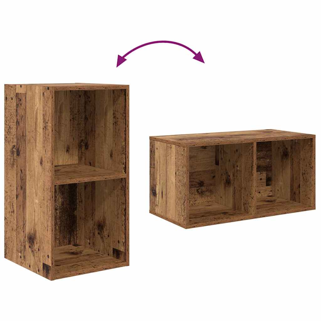 TV-Schrankset Altholz 37 x 37 x 107 cm Holzwerkstoff