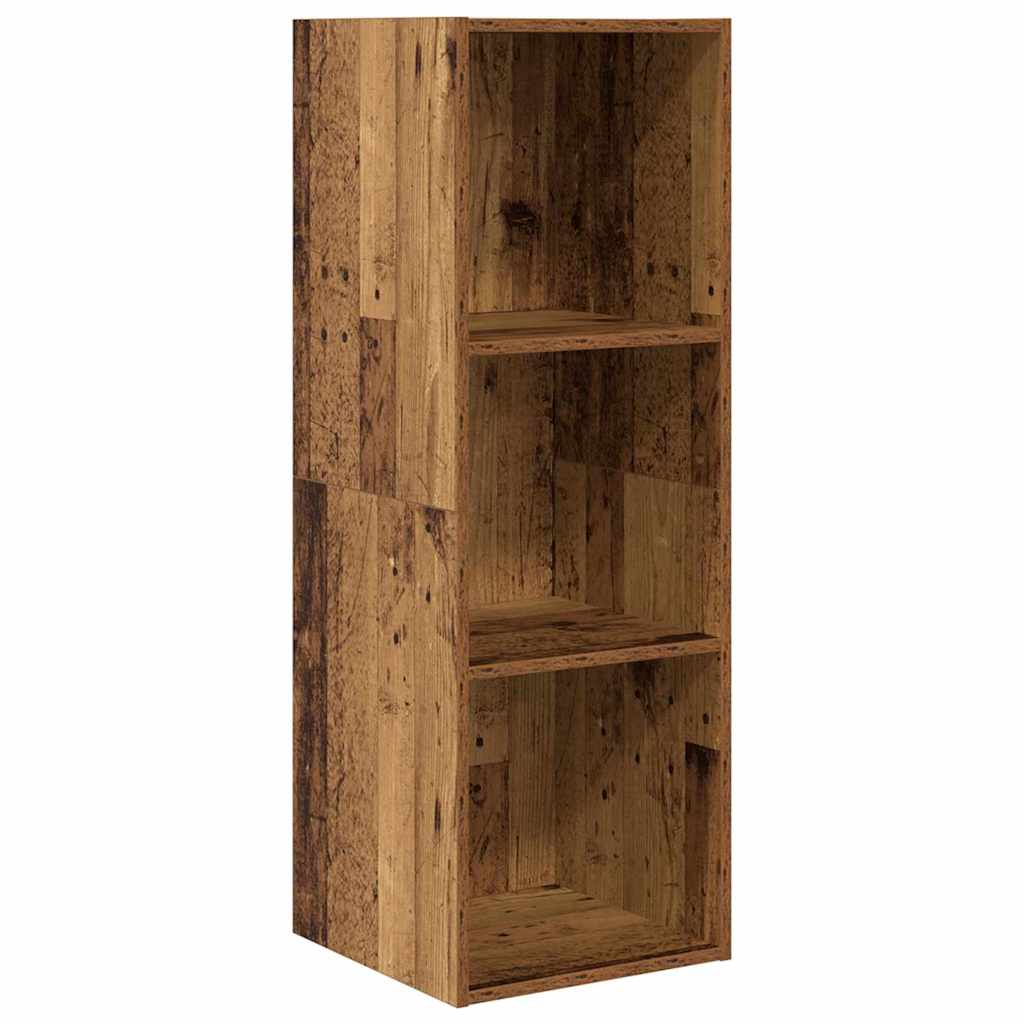 TV-Schrankset Wandmontiert 3 pcs Altholz Holzwerkstoff