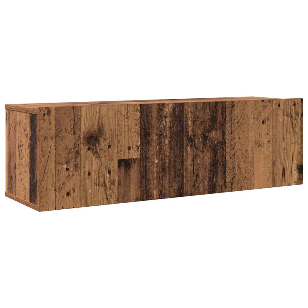 TV-Einheiten Wandmontiert 4 pcs Altholz Holzwerkstoff