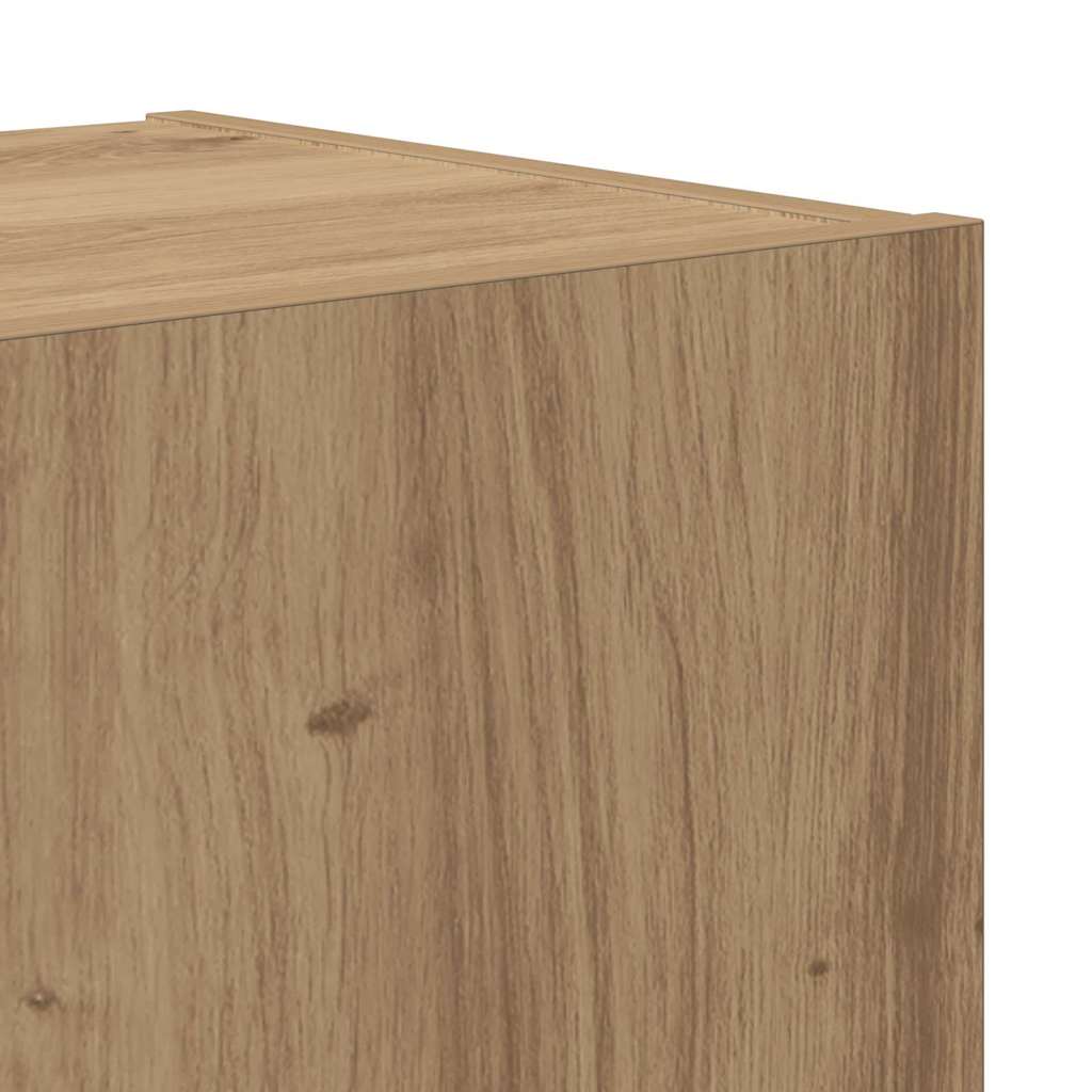 TV-Einheiten Wandmontiert 4 pcs Artisan-Eiche Holzwerkstoff