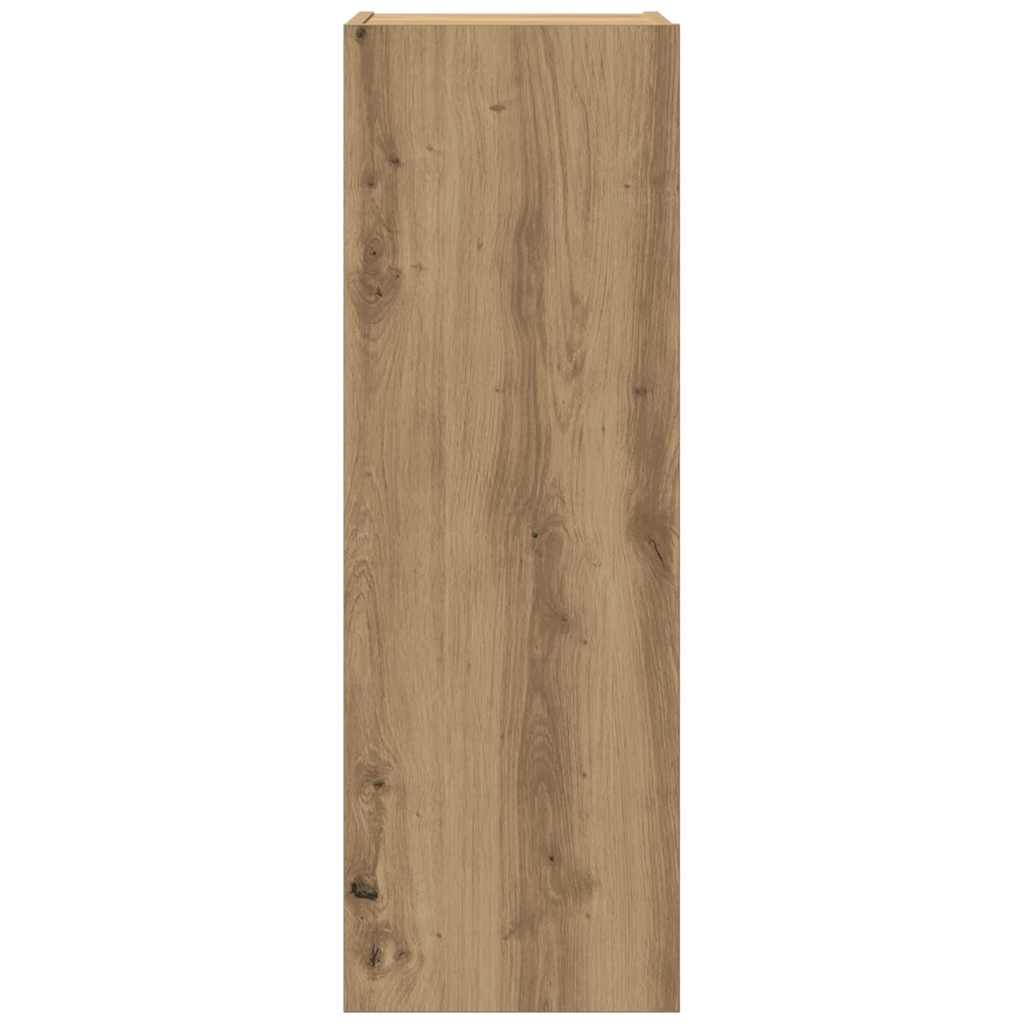 TV-Einheiten Wandmontiert 4 pcs Artisan-Eiche Holzwerkstoff