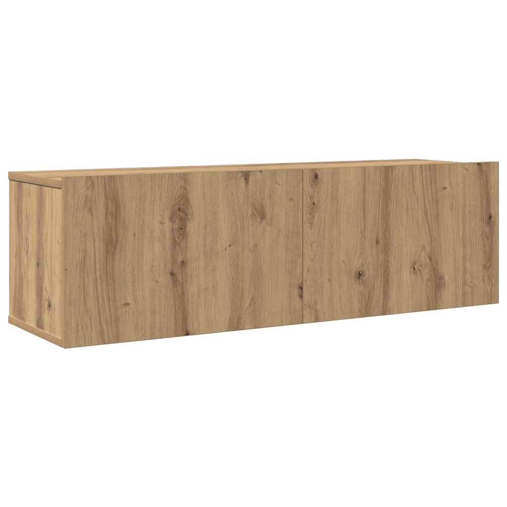 TV-Einheiten Wandmontiert 4 pcs Artisan-Eiche Holzwerkstoff