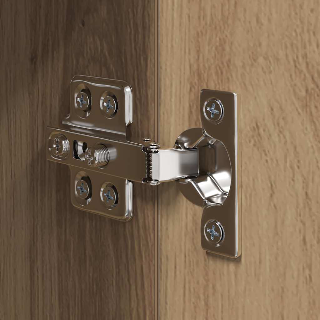 TV-Schrankset Wandmontiert 6 pcs Artisan-Eiche Holzwerkstoff