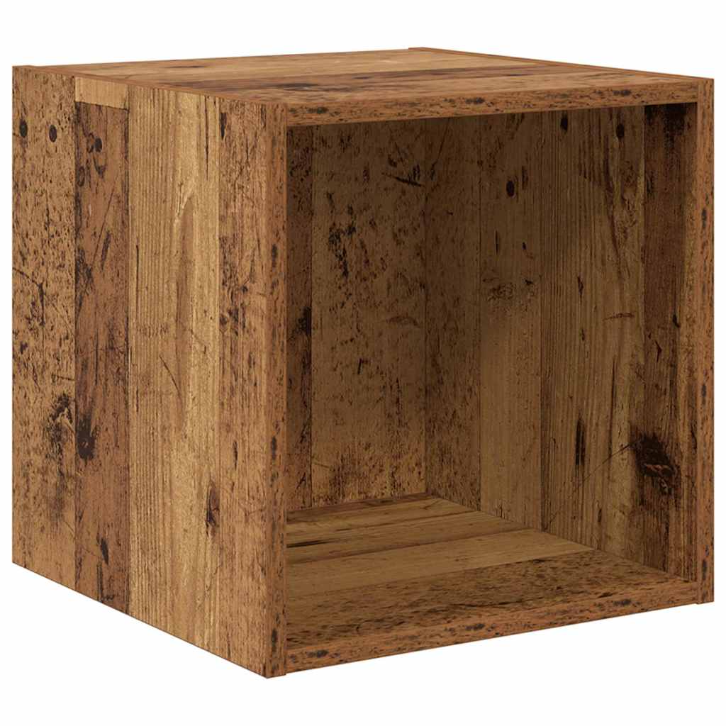 TV-Schrankset Wandmontiert 3 pcs Altholz Holzwerkstoff