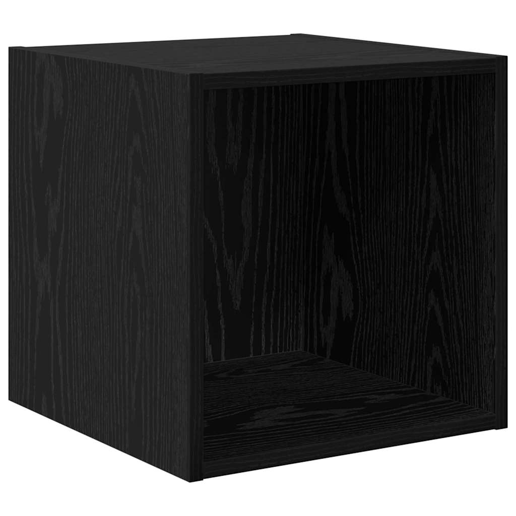TV-Schrankset 3 pcs Schwarz Eichen-Optik Holzwerkstoff