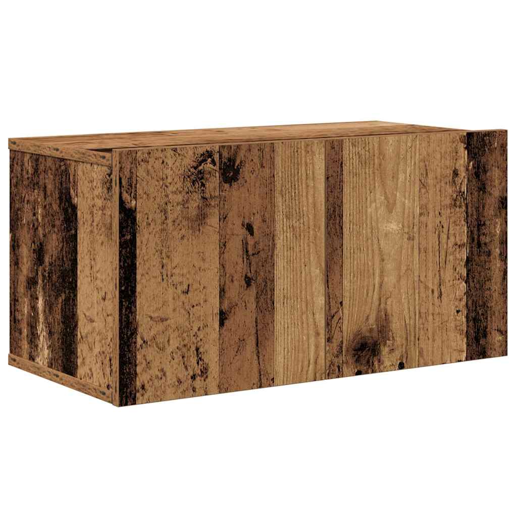TV-Schrankset Wandmontiert 5 pcs Altholz Holzwerkstoff