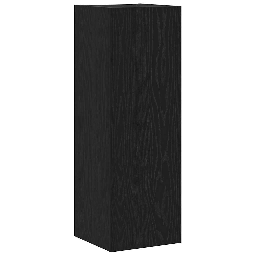 TV-Schrankset 5 pcs Schwarz Eichen-Optik Holzwerkstoff