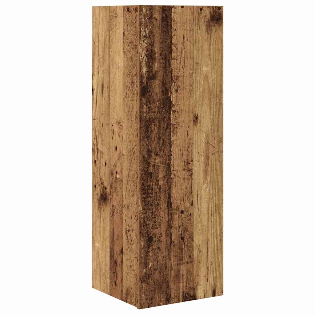 Wand-TV-Schrank Wandmontiert 4 pcs Altholz Holzwerkstoff