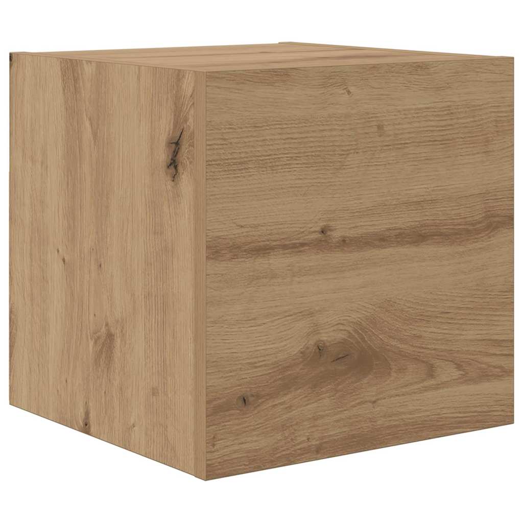 TV-Einheiten Wandmontiert 4 pcs Artisan-Eiche Holzwerkstoff