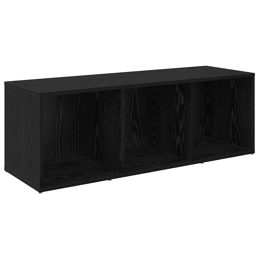 TV-Schrankset 4 pcs Schwarz Eichen-Optik 37 x 35 x 107 cm