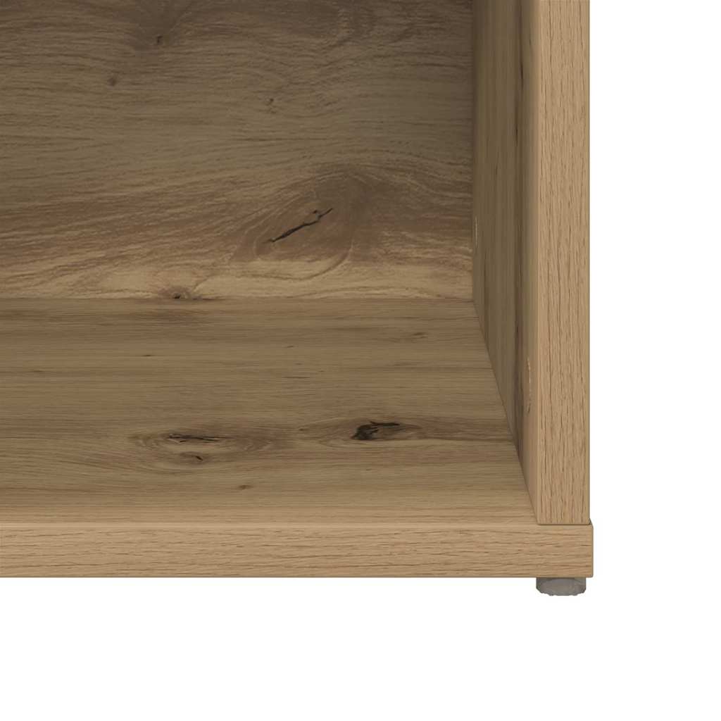 TV-Schrankset Wandmontiert 4 pcs Artisan-Eiche 37 x 35 x 107 cm