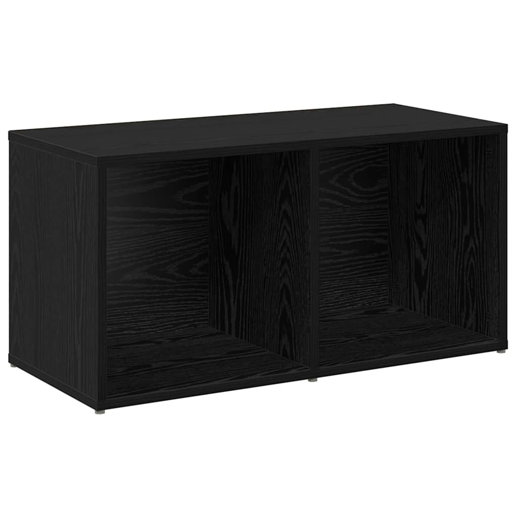 TV-Schrankset 4 pcs Schwarz Eichen-Optik 37 x 37 x 72 cm
