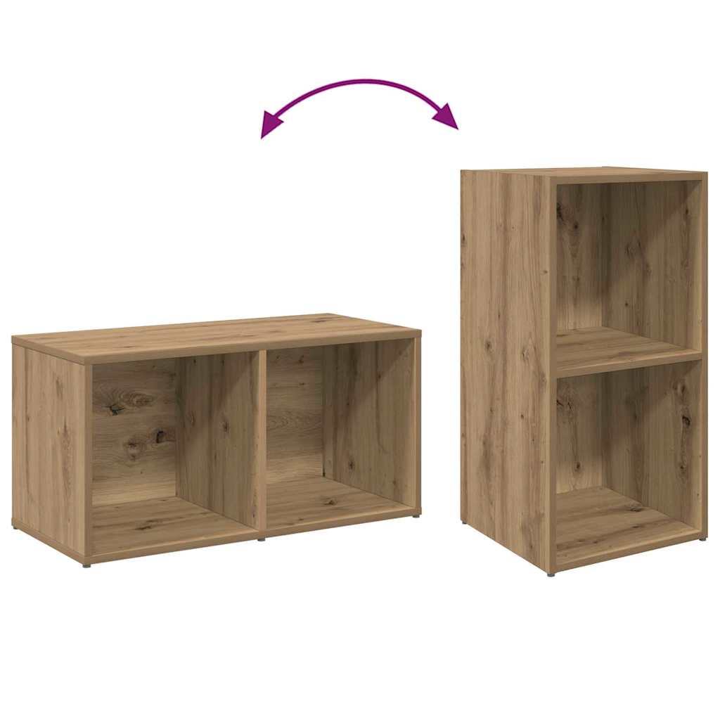 TV-Schrankset 4 pcs Artisan-Eiche 37 x 37 x 72 cm Holzwerkstoff