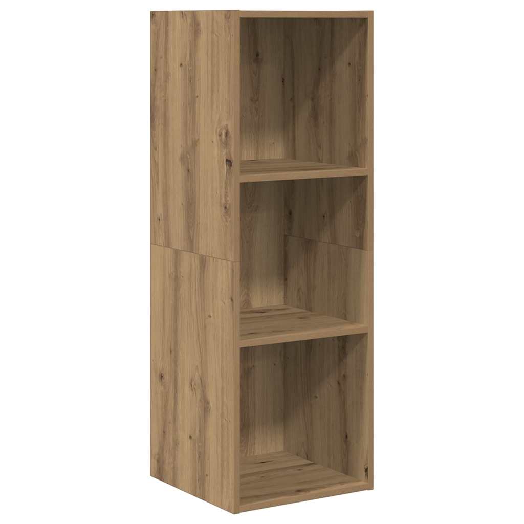TV-Schrankset Wandmontiert 4 pcs Artisan-Eiche 37 x 37 x 107 cm