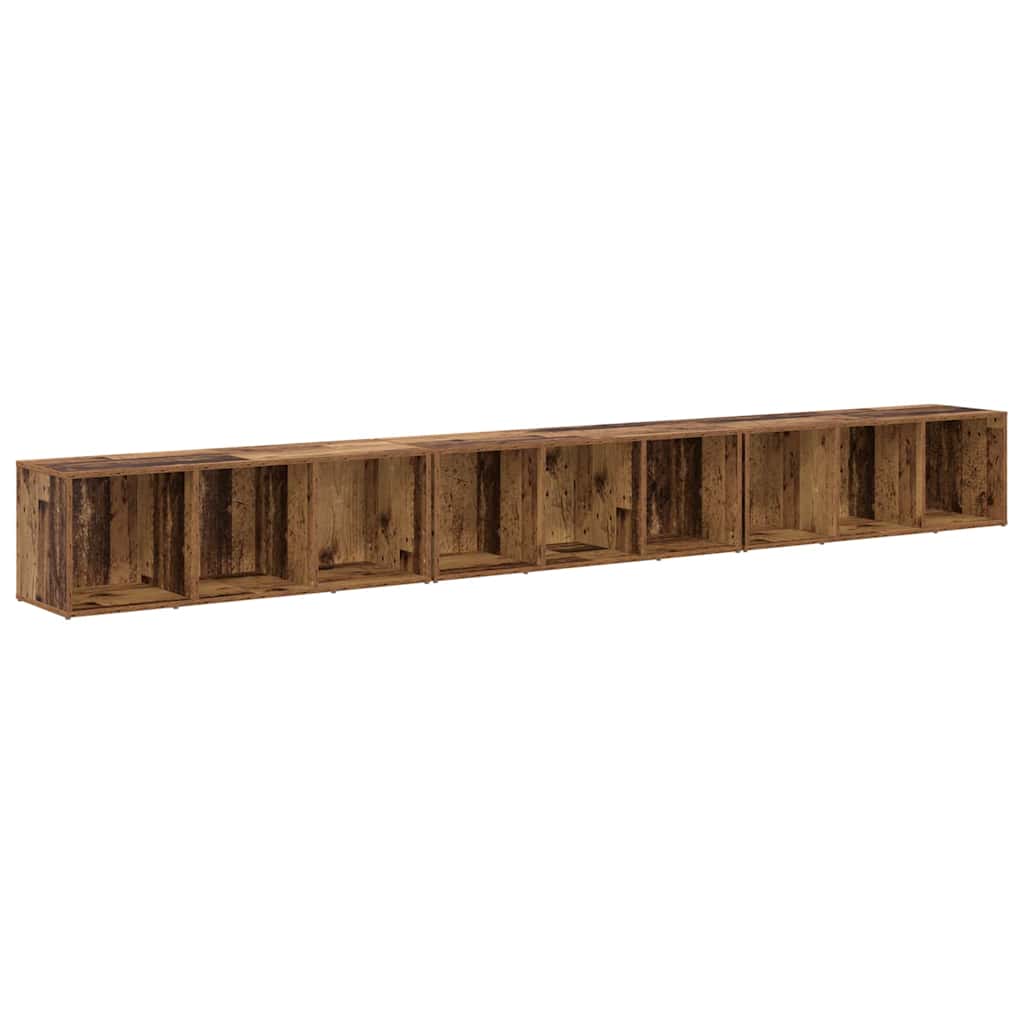 TV-Schrankset 3 pcs Altholz 37 x 35 x 107 cm Holzwerkstoff