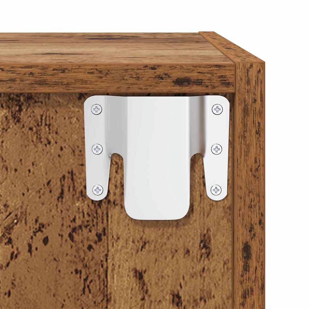 TV-Schrankset 4 pcs Altholz 37 x 37 x 72 cm Holzwerkstoff