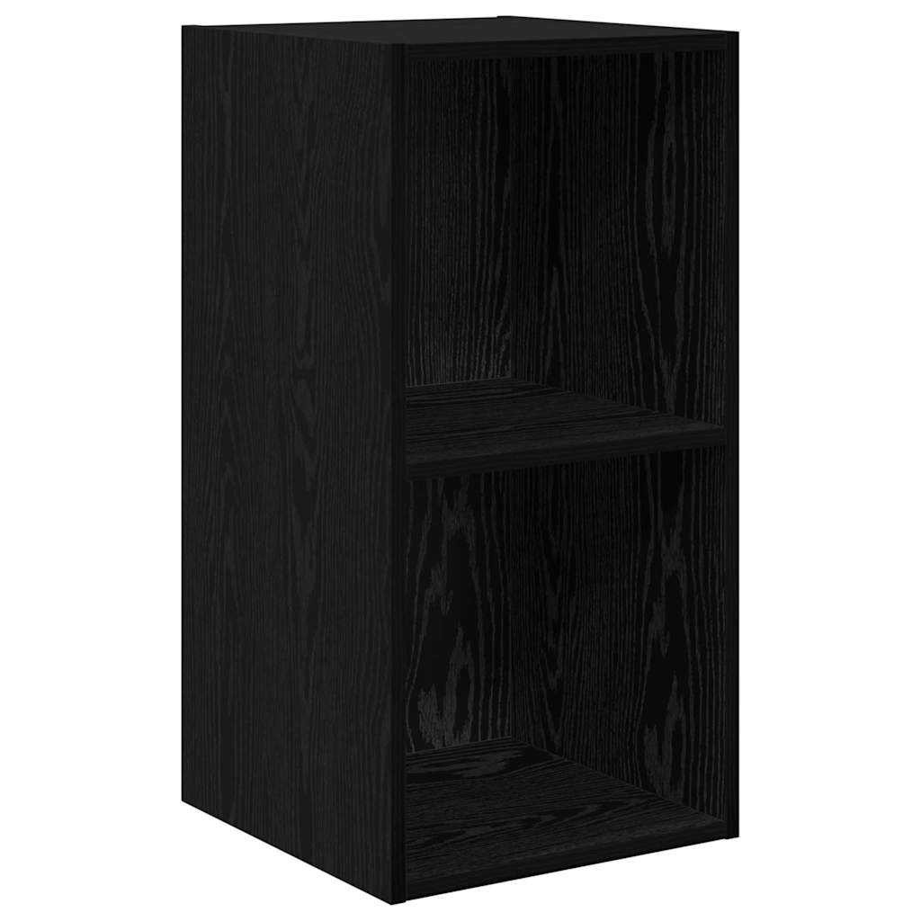 TV-Schrankset 4 pcs Schwarz Eichen-Optik 37 x 37 x 72 cm