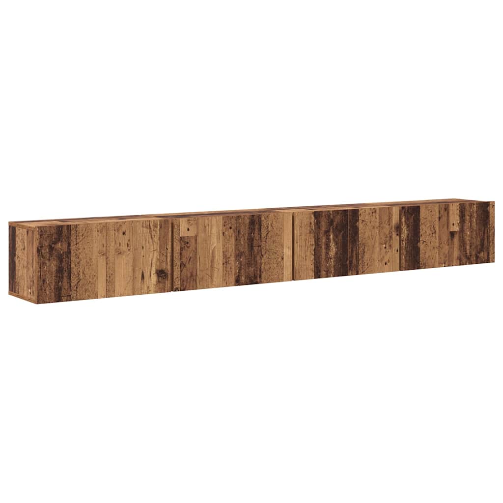 TV-Schrankset 4 pcs Altholz 60 x 30 x 30 cm Holzwerkstoff