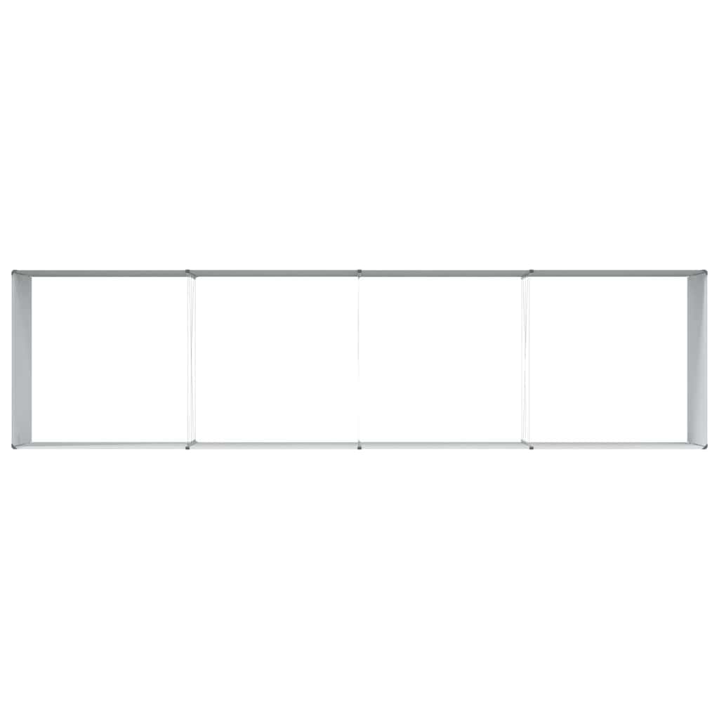 Hochbeet Hellbraun 390 x 100 x 68 cm Verzinkter Stahl