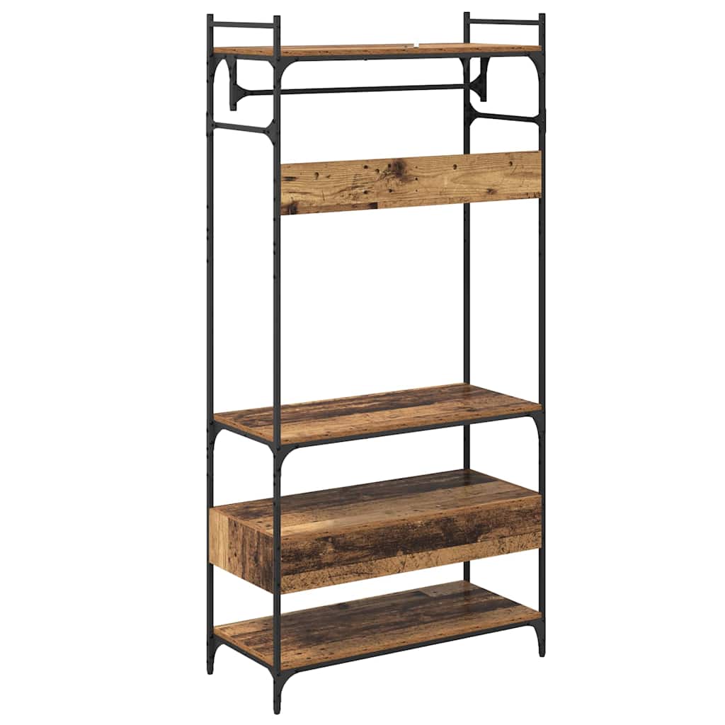 Kleiderschrank Altholz 89 x 39 x 184.5 cm Holzwerkstoff