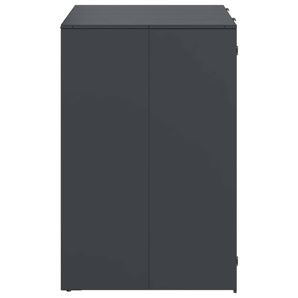 Wagenmüllbehälter für 2 Behälter 136 x 77,5 x 115,5 cm Stahl