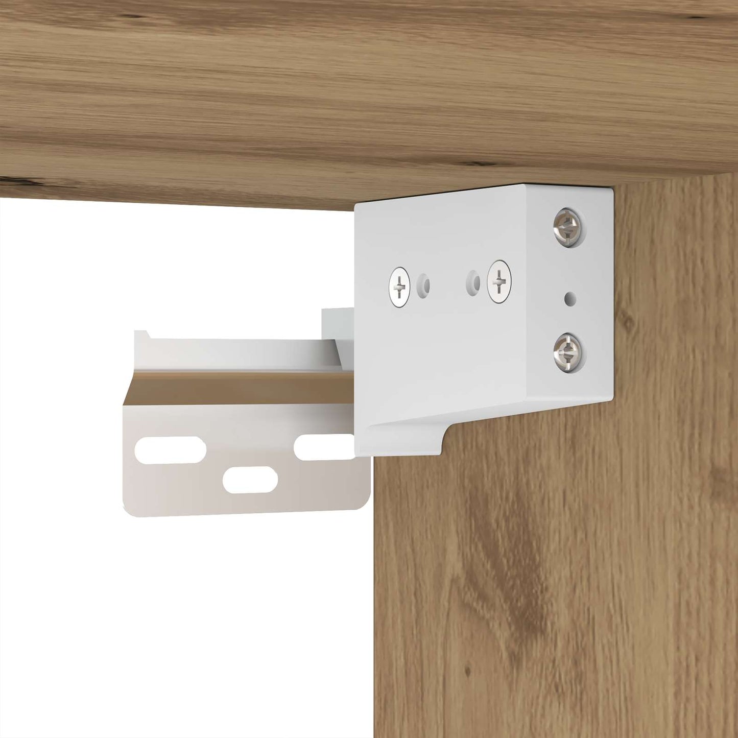 TV-Schränk Wandmontiert 4 pcs Artisan-Eiche Holzwerkstoff