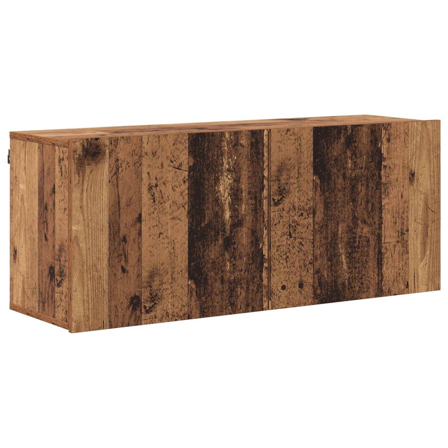 TV-Wandmöbel Wandmontiert 5 pcs Altholz Holzwerkstoff