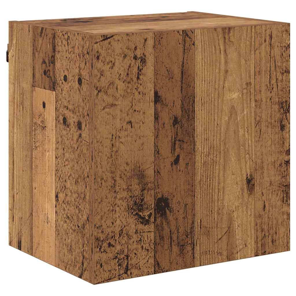 TV-Wandgeräte 4 pcs Altholz Holzwerkstoff