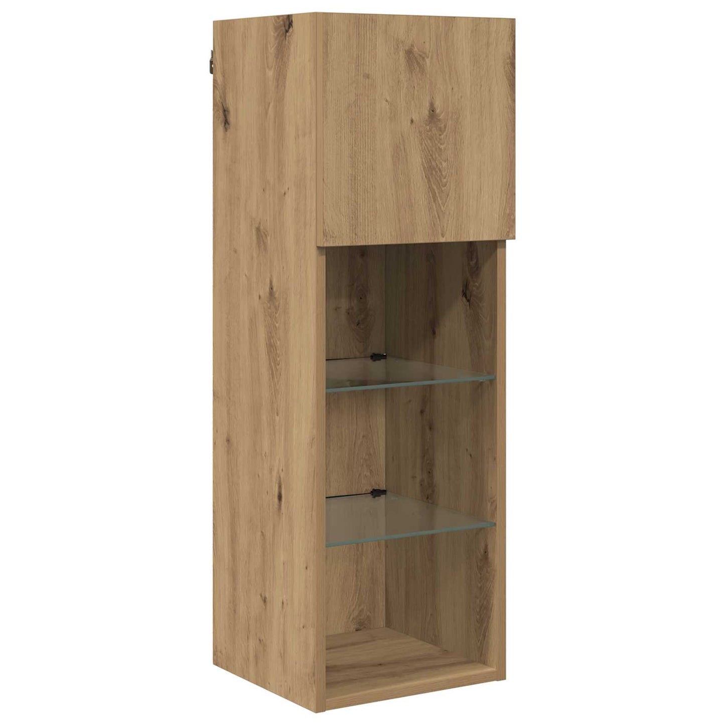TV-Wandmöbel Wandmontiert 6 pcs Artisan-Eiche Holzwerkstoff