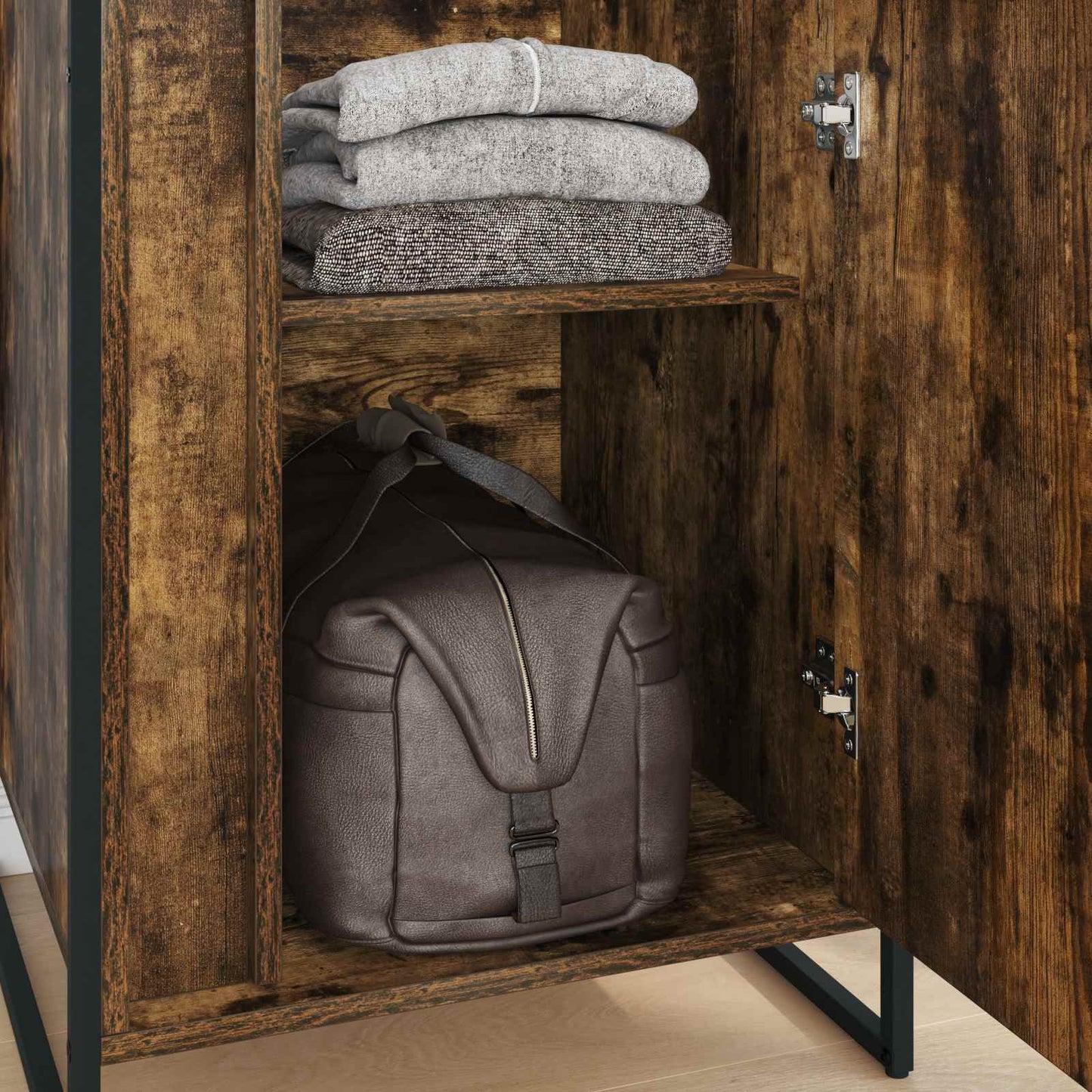 Warderobe 2 pcs Raucharbe 50 x 50 x 200 cm Holzwerkstoff