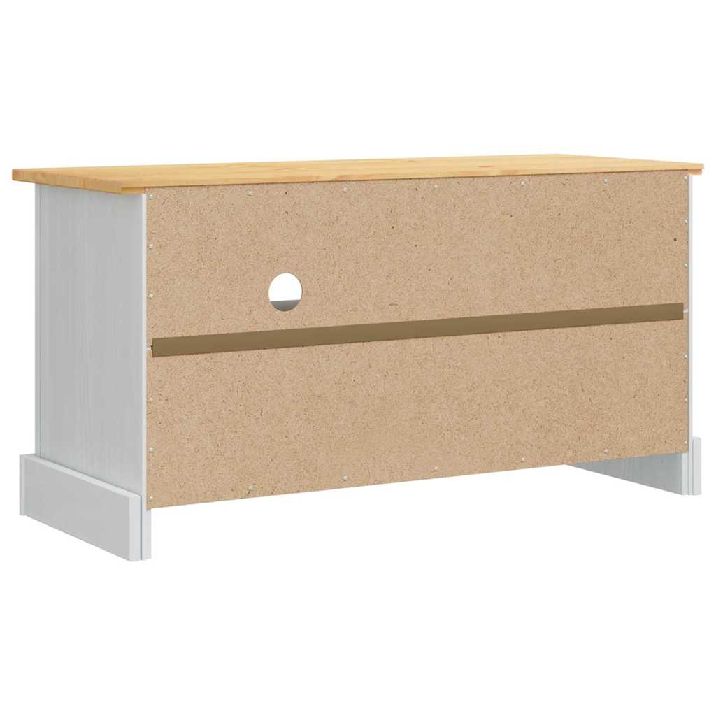 TV-Schränk Corona Weiß 100 x 40 x 52 cm Massives Kiefernholz