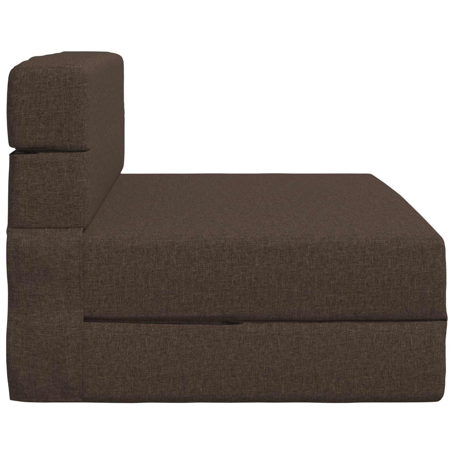 Klappsofa Bett Taupe 190 x 100 x 15 cm Stoff