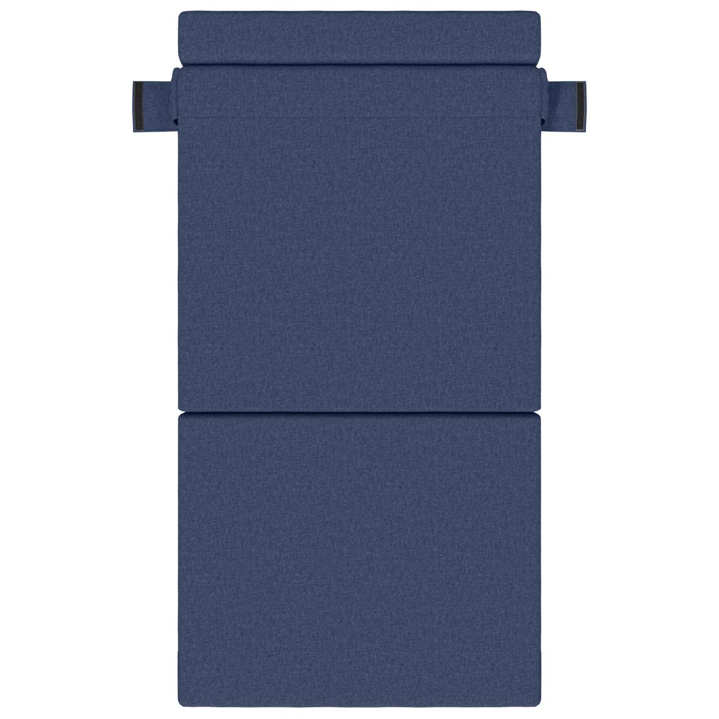Klappsofa Bett Blau 190 x 100 x 15 cm Stoff