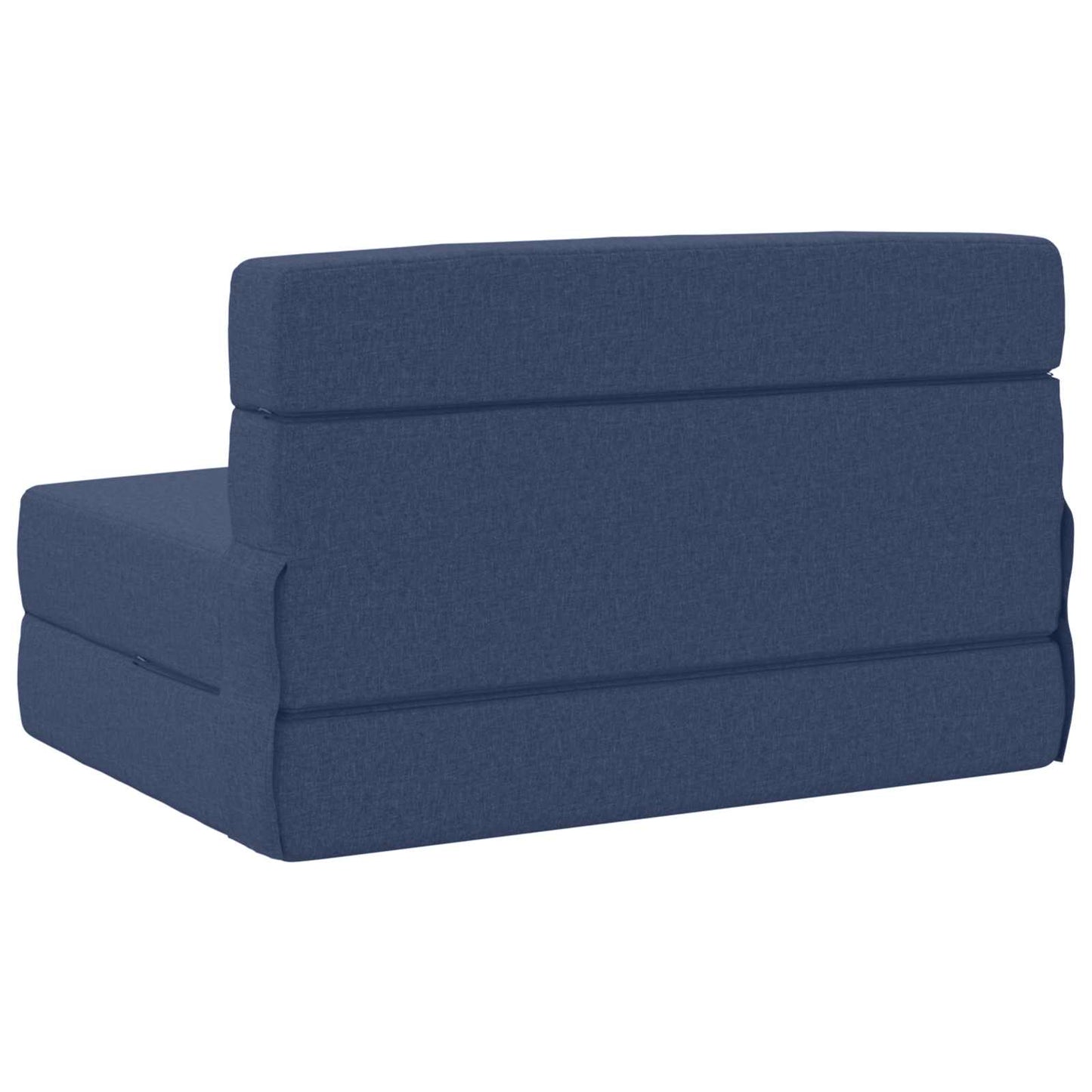 Klappsofa Bett Blau 190 x 100 x 15 cm Stoff