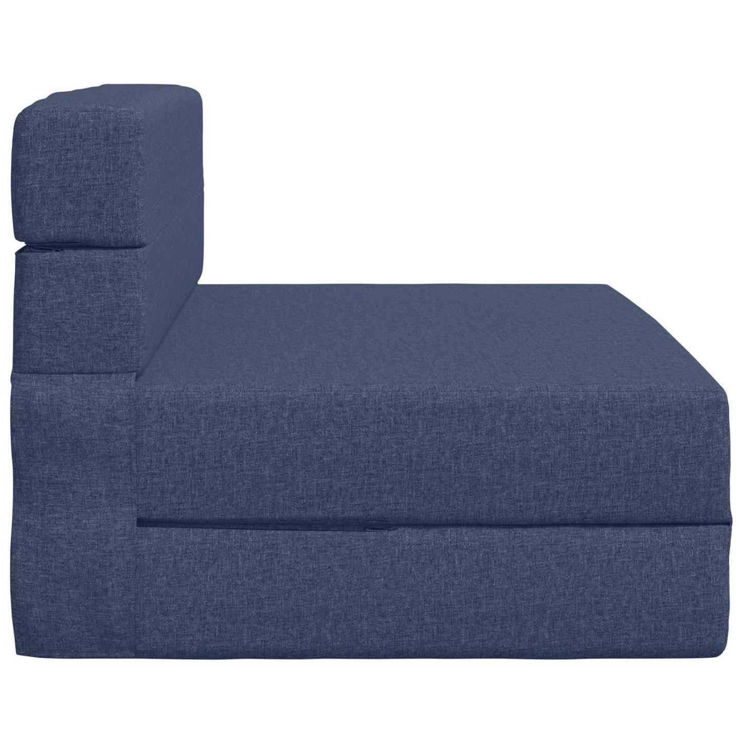 Klappsofa Bett Blau 190 x 100 x 15 cm Stoff