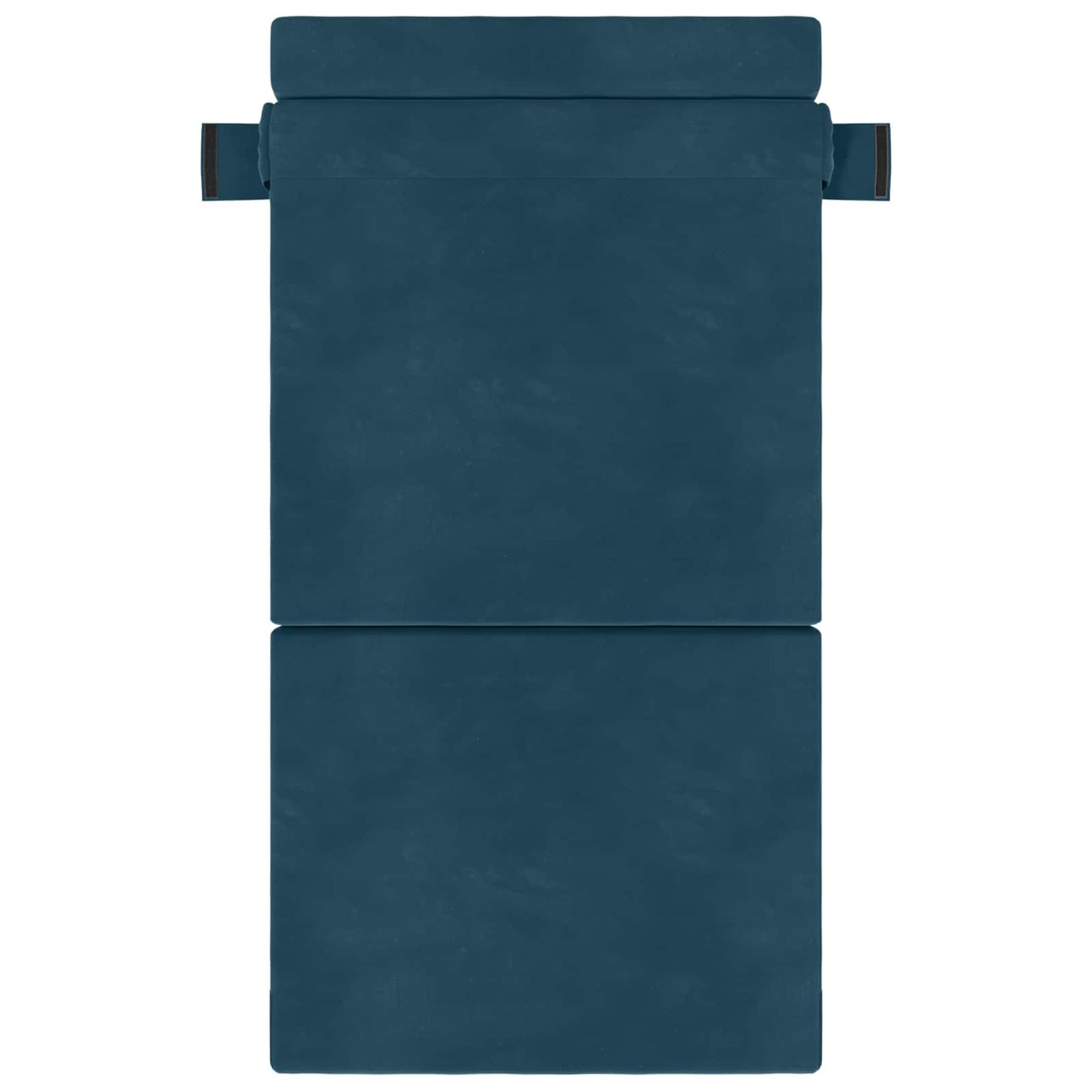 Klappsofa Bett Blau 190 x 100 x 15 cm Samt