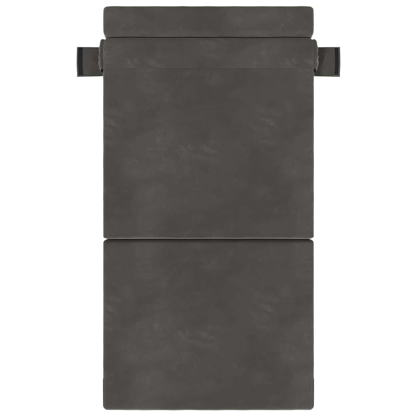 Klappsofa Bett Dunkelgrau 190 x 100 x 15 cm Samt