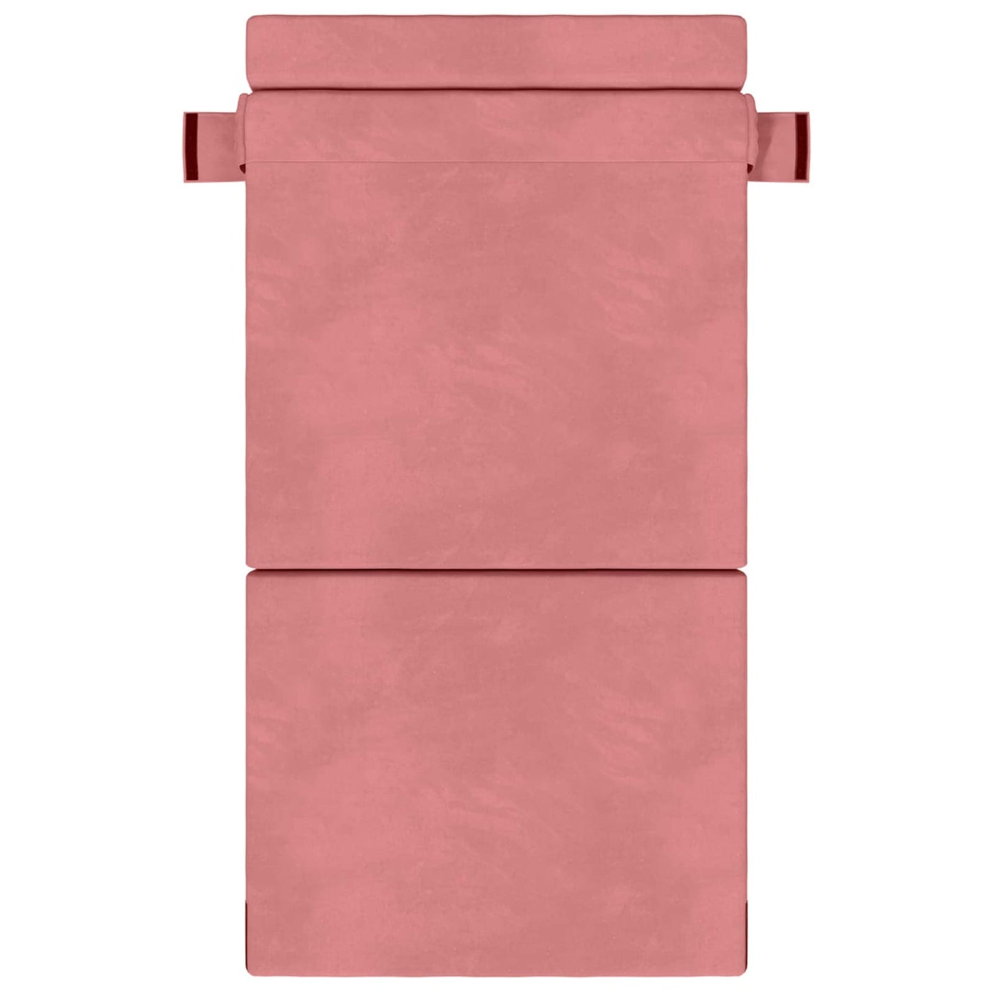Klappsofa Bett Rosa 190 x 100 x 15 cm Samt