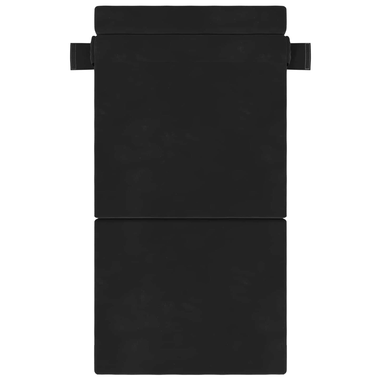 Klappsofa Bett Schwarz 190 x 100 x 15 cm Samt