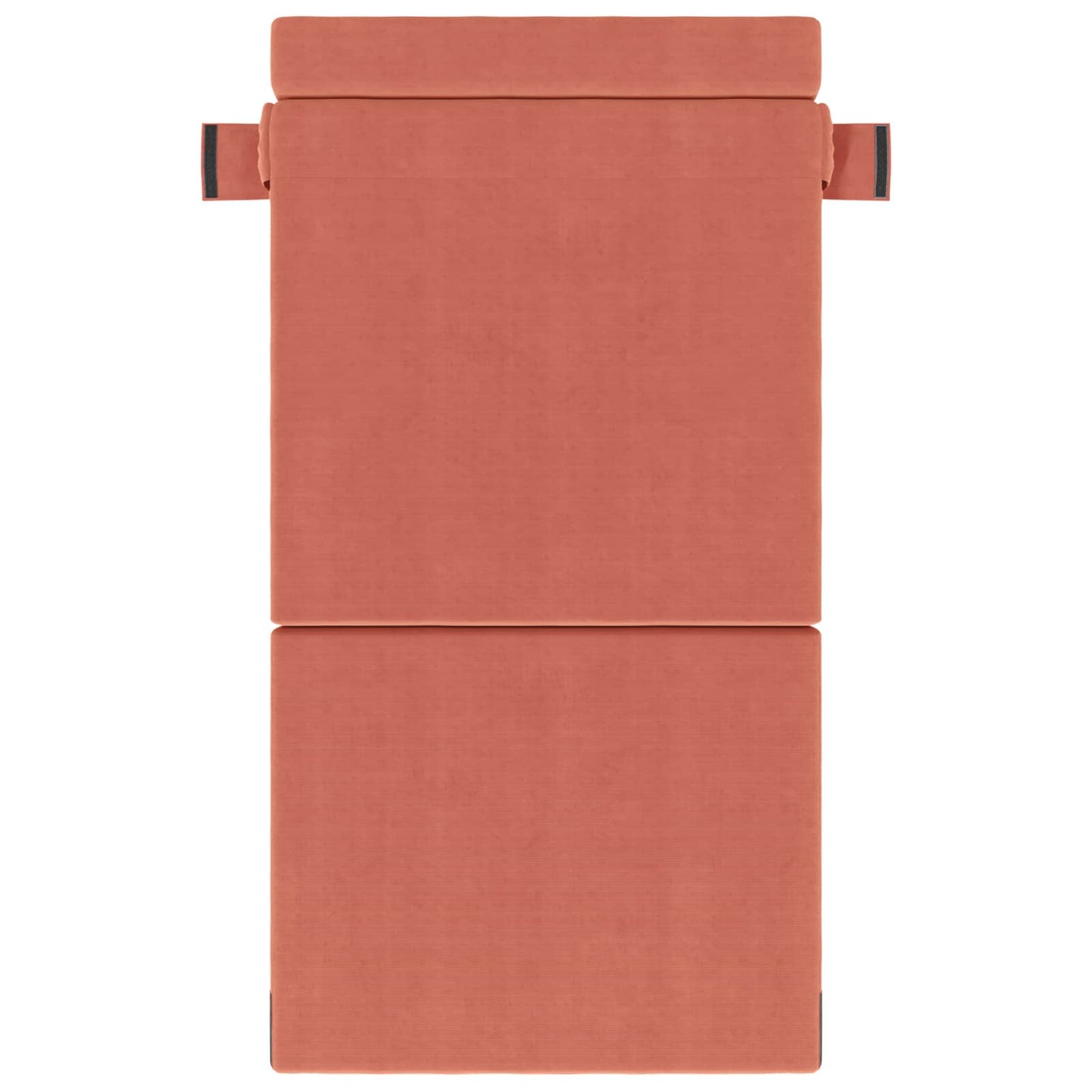 Klappsofa Bett Rot-Orange 190 x 100 x 15 cm Cordstoff