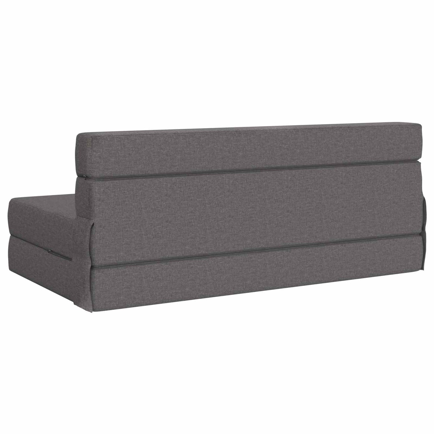 Klappsofa Bett Hellgrau 203 x 152 x 15 cm Stoff