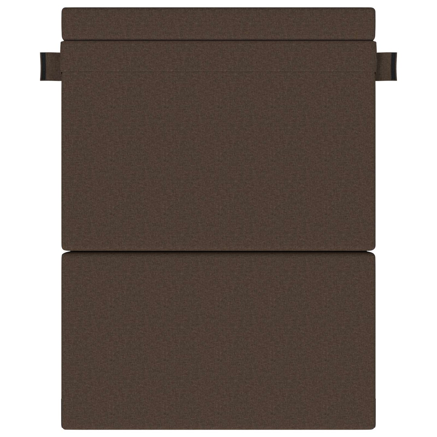 Klappsofa Bett Taupe 203 x 152 x 15 cm Stoff