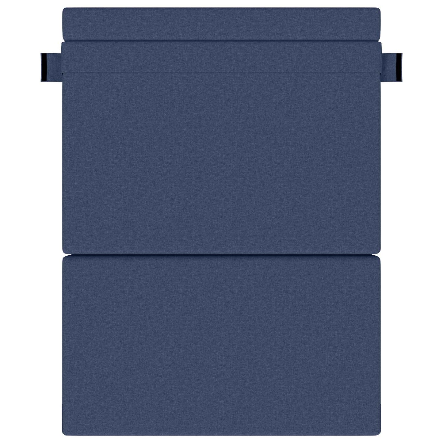 Klappsofa Bett Blau 203 x 152 x 15 cm Stoff