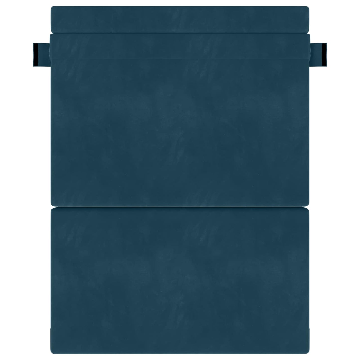 Klappsofa Bett Blau 203 x 152 x 15 cm Samt