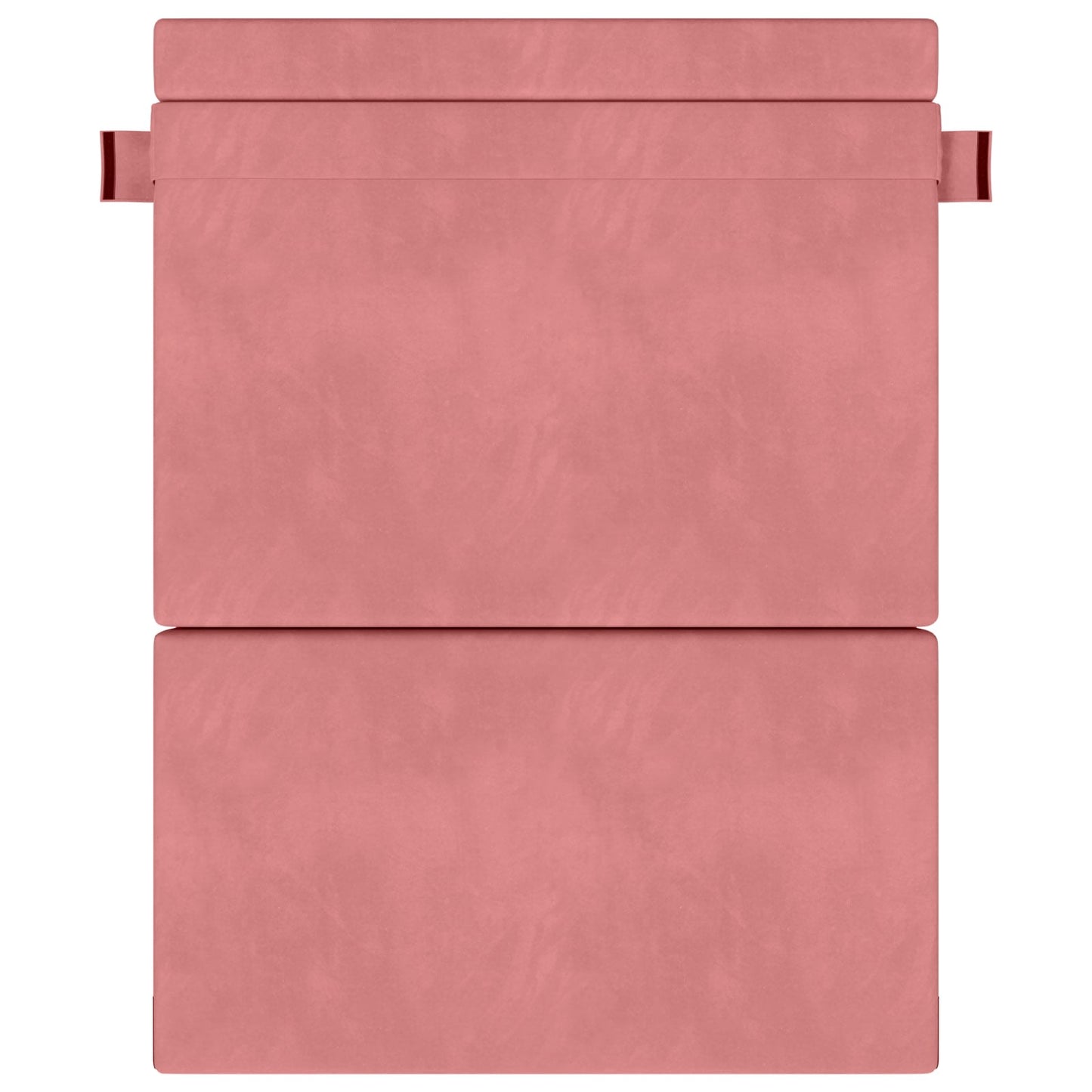 Klappsofa Bett Rosa 203 x 152 x 15 cm Samt