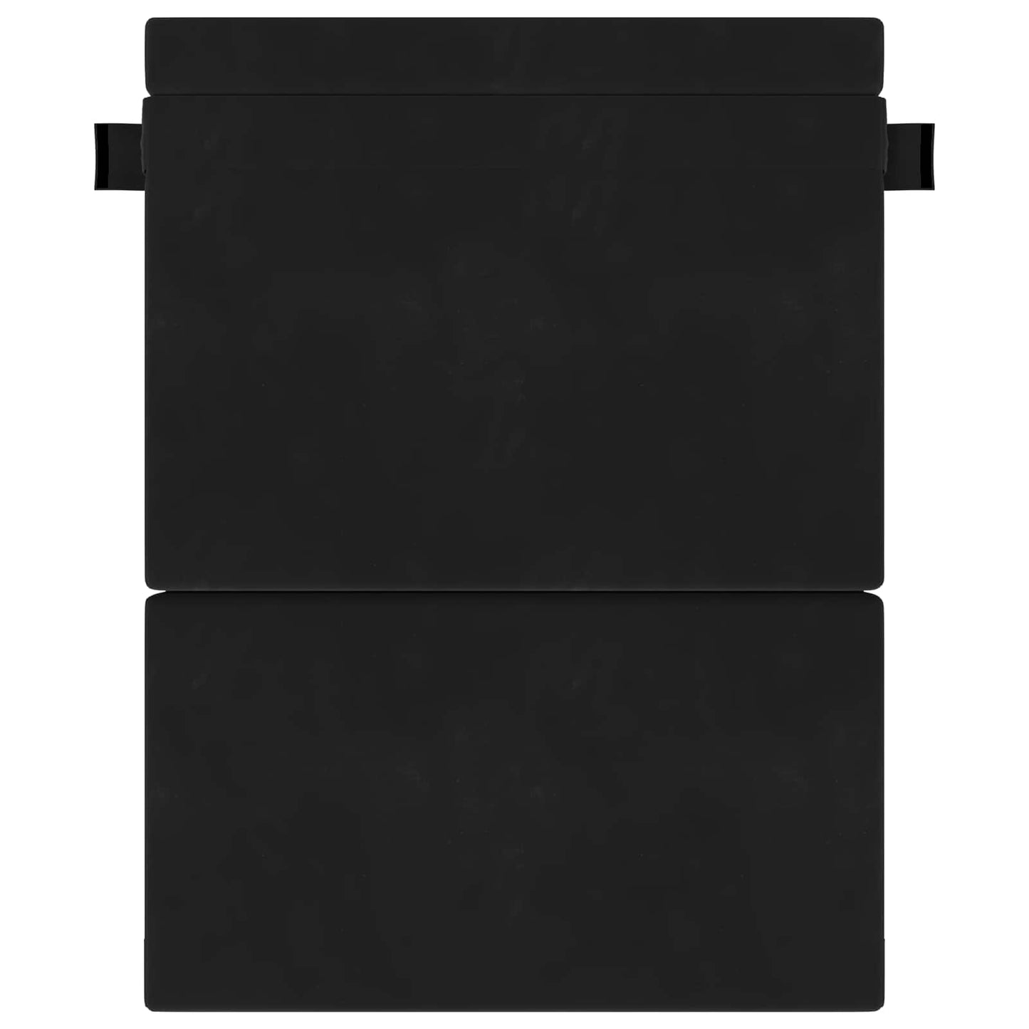 Klappsofa Bett Schwarz 203 x 152 x 15 cm Samt