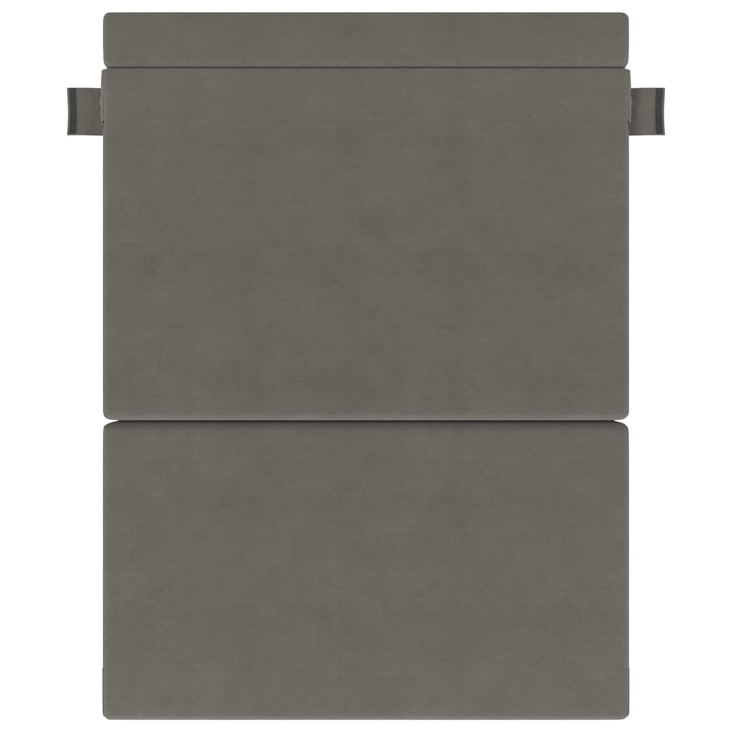 Klappsofa Bett Hellgrau 203 x 152 x 15 cm Cordstoff